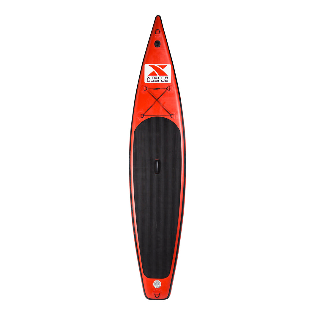 Red Stand Up Inflatable - Paddleboard 12\'6\
